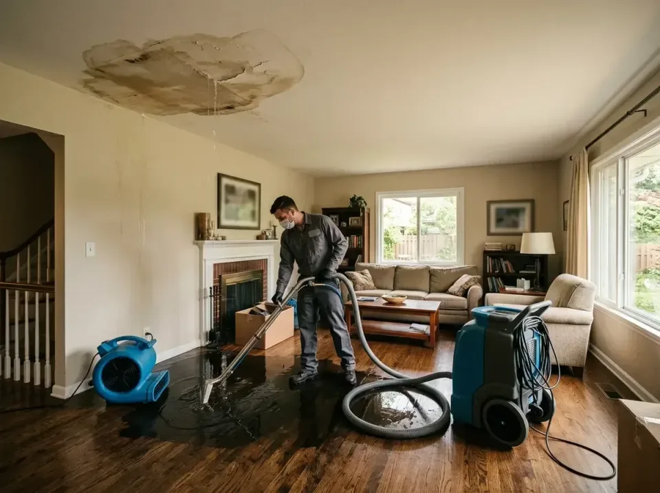 attic-pipe-burst-ceiling-drip-008 — frequently asked questions, Water Damage Restoration & Carpet Care in Shively, KY